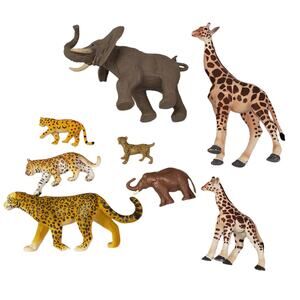 Safari LTD Miami FL Elephant Giraffe Cheetah Toy Figurine Playful 2003
